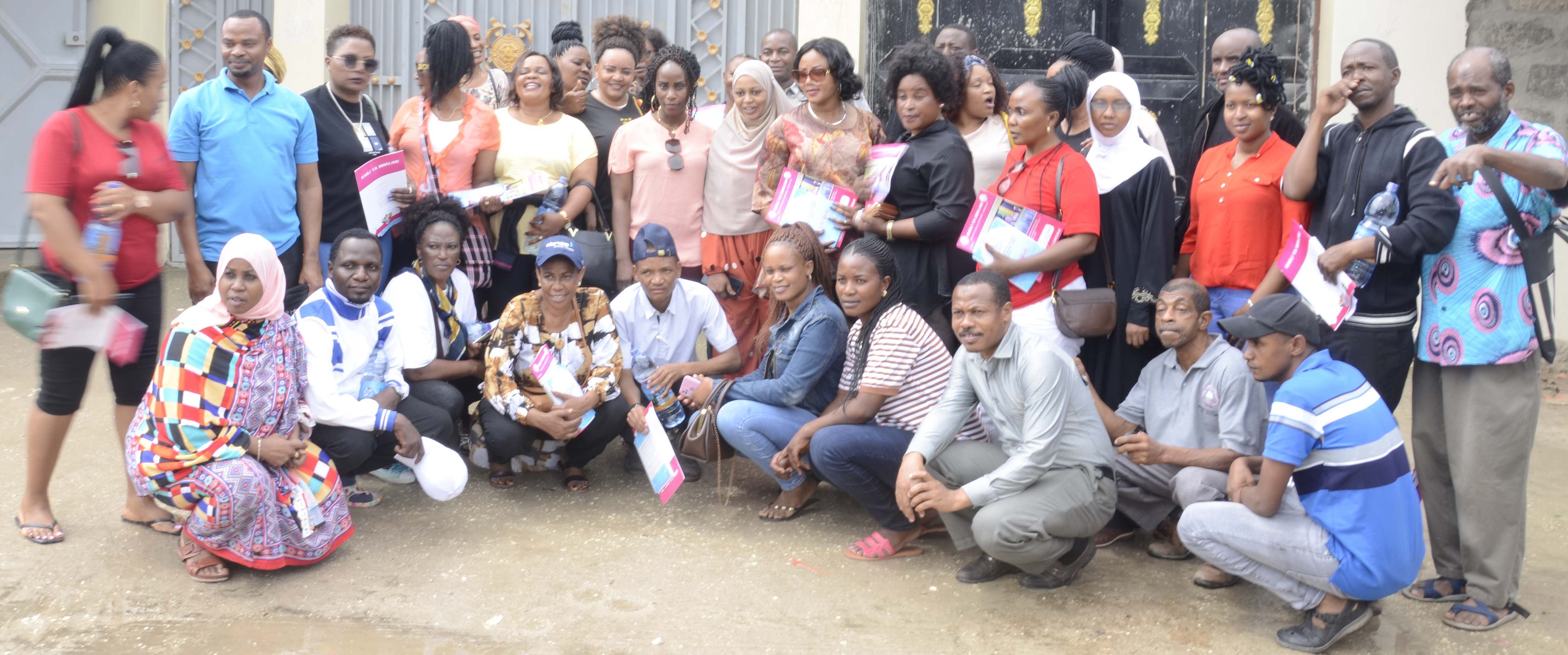 ZATU members on an advocacy tour across Zanzibar